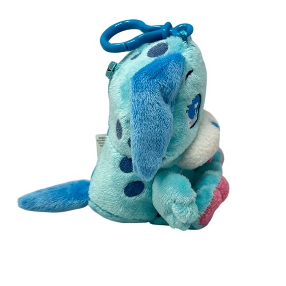 Wuggle Pets Plush Dog Blue Backpack Clip 6 Inch Stuffed Toy Charm Cards - Picture 5 of 10